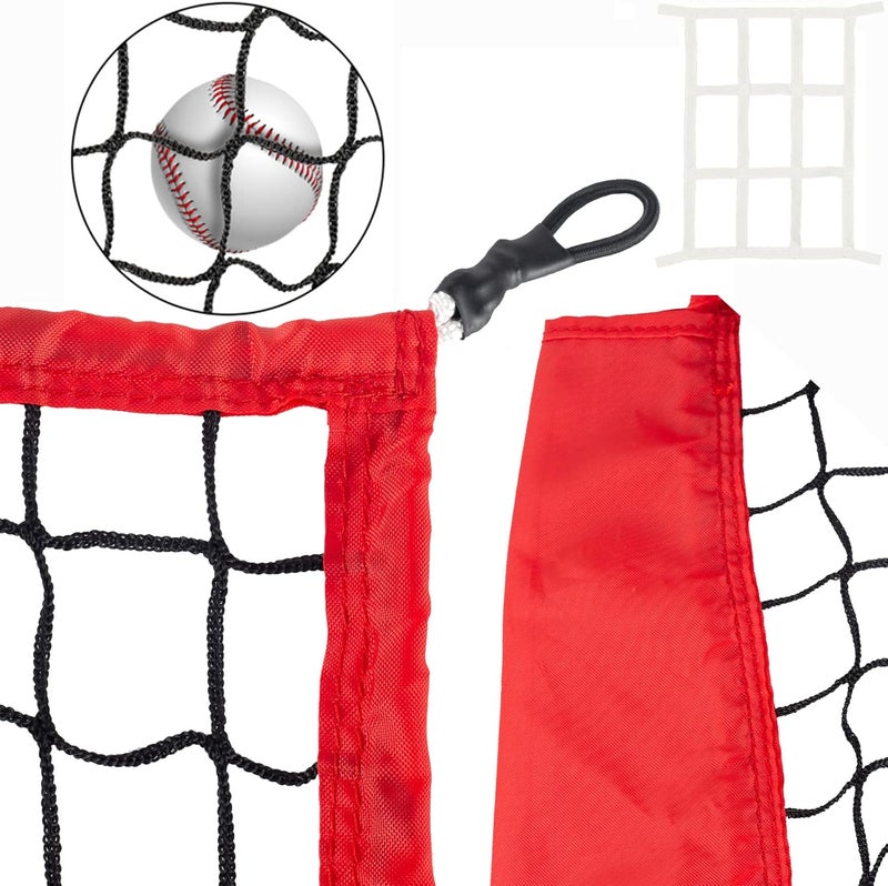 Storgem Replacement Net for Baseball, 7-Strand Knotless Polyester Net, Fits 7x7ft Size Baseball Bow Style Frames - Image 3